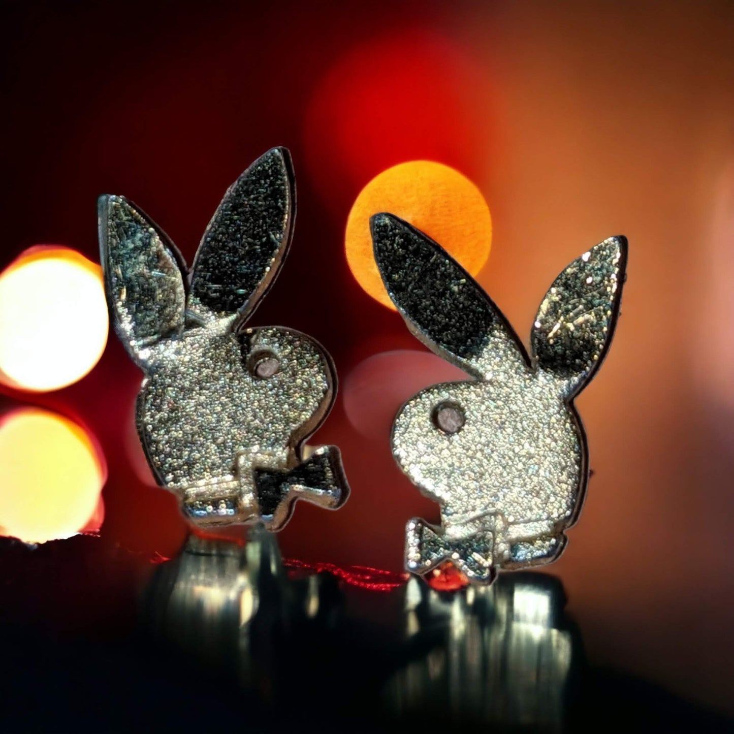 UNIQUE FINDS: 80's Classic Playb*y Bunny Earrings