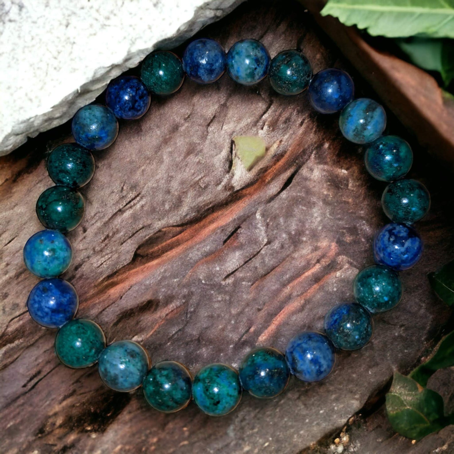 Blue Green Chrysocolla Bracelet