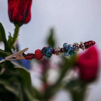 Christmas Mania Beaded Clip