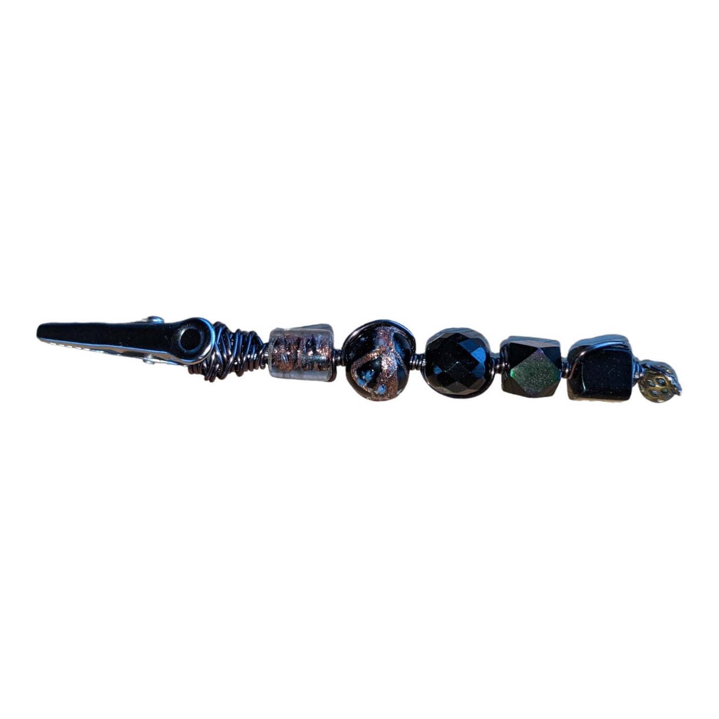 Midnight Starz Beaded Clip