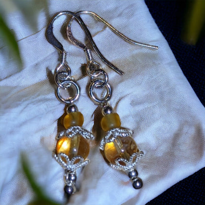 Citrine Mini Earrings