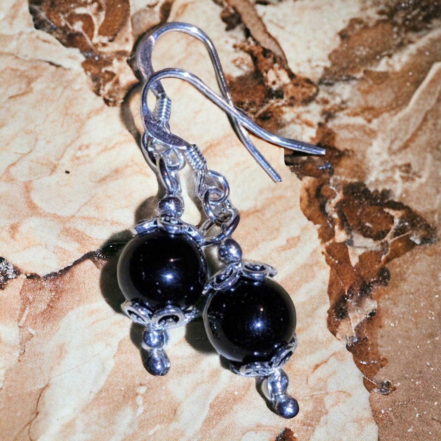 Black Onyx Earrings