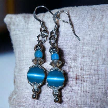 Blue Selenite Earrings