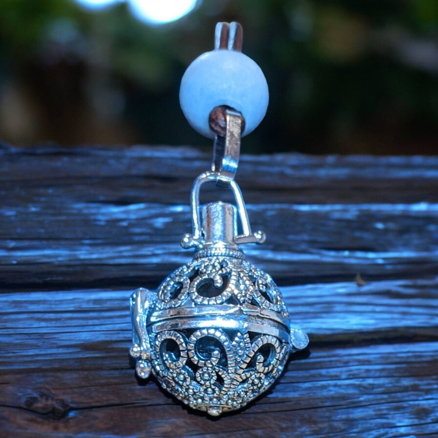 Essential Oil Diffuser on Leather Cord - Round Locket